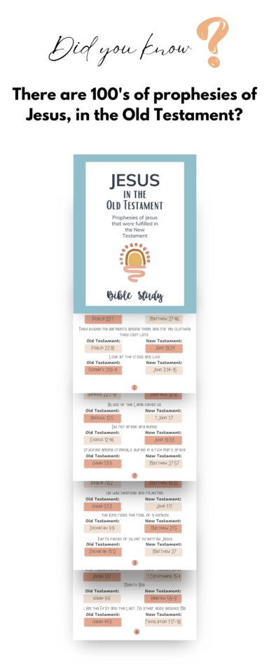 Free Jesus in the Old Testament Bible Study [Pdf] - Lift Your Name