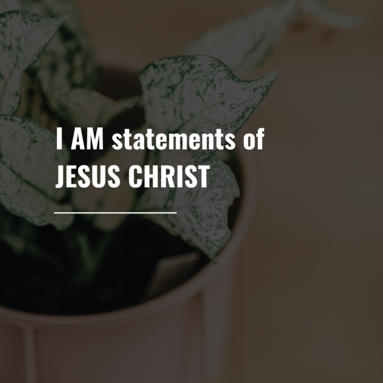 I AM statements of Jesus Christ