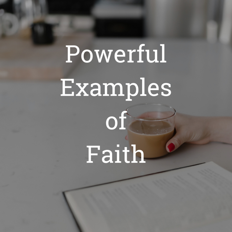 Examples of Faith