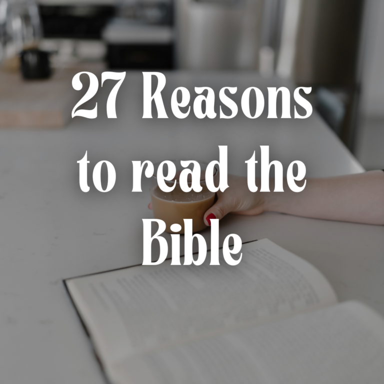 Reasons why it is important to read the bible