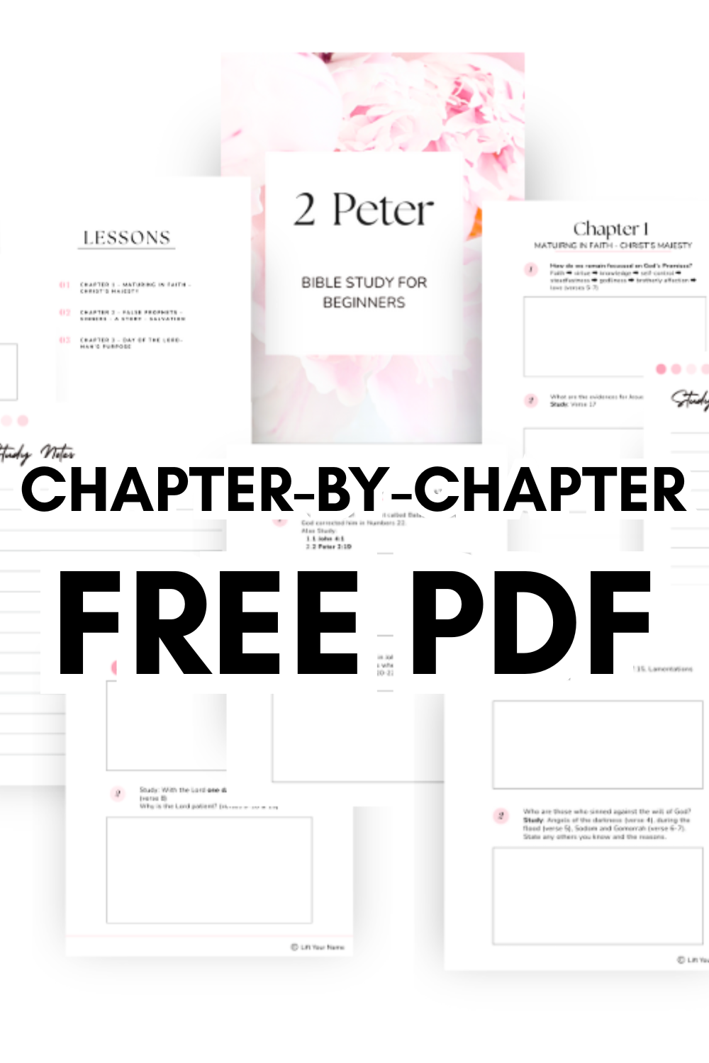 2 Peter Bible Study PDF [Chapter-by-Chapter]