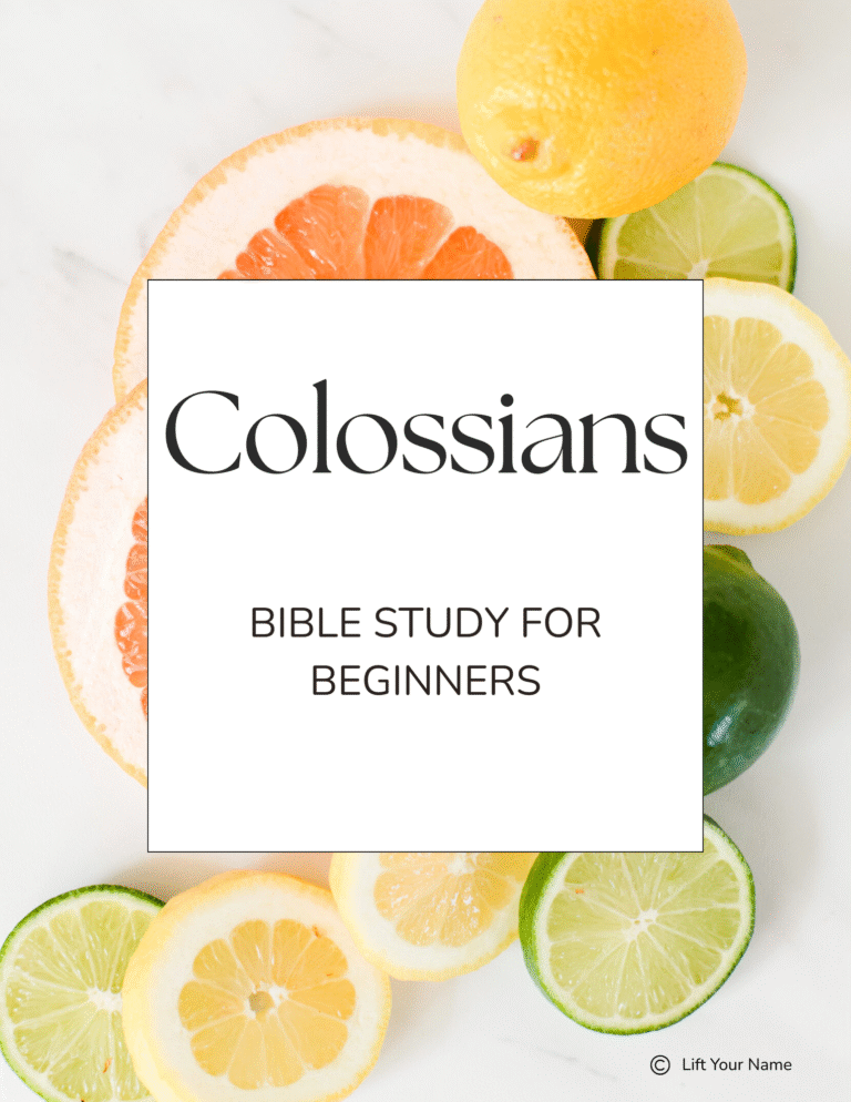 Colossians Bible Study PDF Free